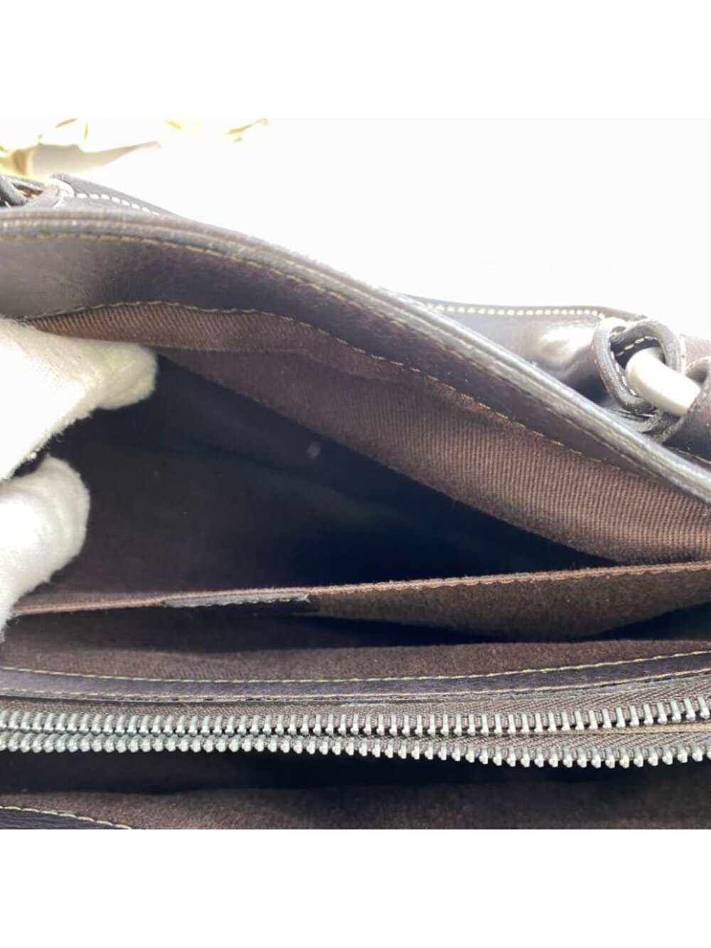 Celine Hand Tote Boogie Leather Brown Formal - Picture 10 of 16